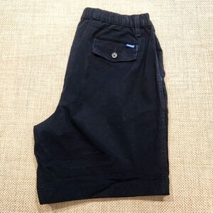 Chubbies Chino Shorts Men Sz XL Regular Fit‎ Black Elastic Flat Front 7"